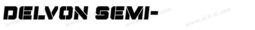 Delvon Semi字体转换